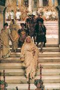 Sir Lawrence Alma-Tadema,OM.RA,RWS The Triumph of Titus by Lawrence Alma-Tadema oil painting
